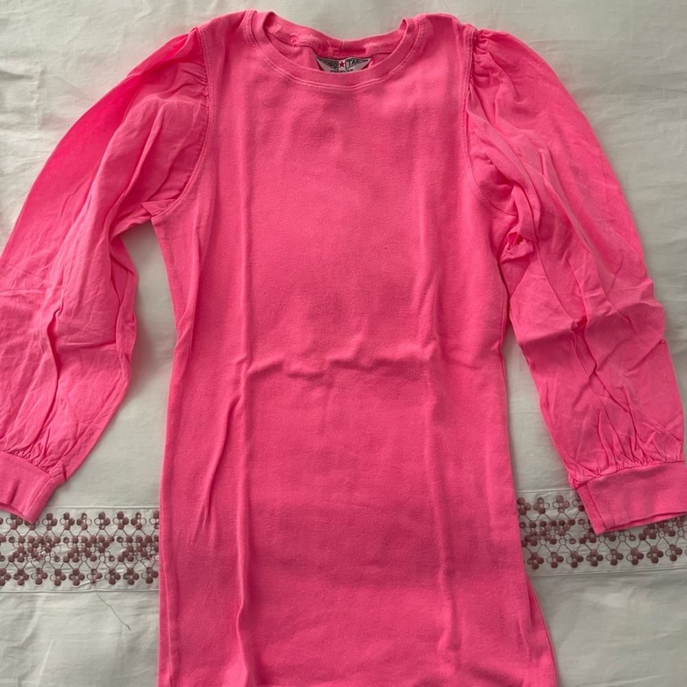 Pink Hardtail puff sleeve tshirt size x-small